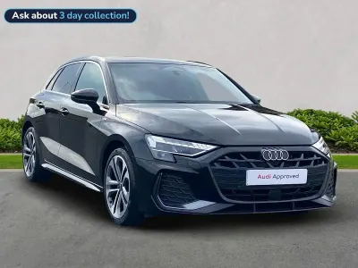 Used Audi A3 S-Line 147 HP (108 kW) 2025 Black Hatchback