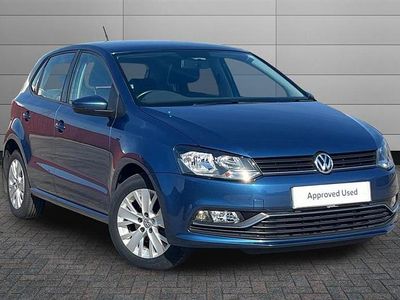 Used VW Polo SE 90 HP (66 kW) 2015 Blue silk Hatchback
