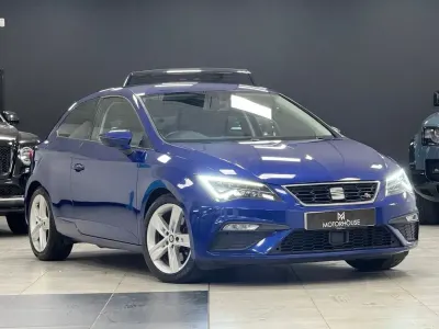 Begagnad Seat Leon FR 184 HK (135 kW) 2018 Blå Sportkupé