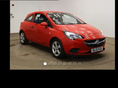 Used Vauxhall Corsa 70 HP (51 kW) 2015 Red Hatchback