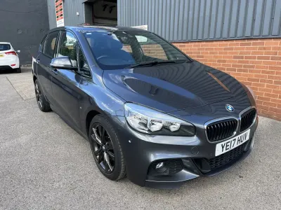 Begagnad BMW 218 Active Tourer M Sport 148 HK (108 kW) 2017 Grå Minibuss