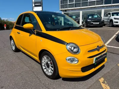Used Fiat 500 Pop Star 69 HP (50 kW) 2017 Yellow Hatchback