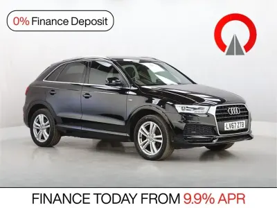 Used Audi Q3 S-Line 150 HP (110 kW) 2017 Black SUV