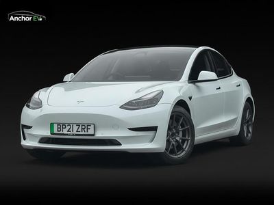 White Used 2021 Tesla Model 3 Standard Range Sedan | £16,984 (Fair price)