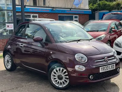 Used Fiat 500 Lounge 70 HP (51 kW) 2020 Red Hatchback