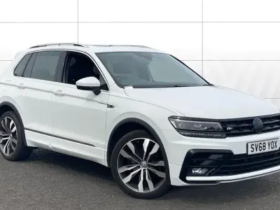 Used VW Tiguan R-line 150 HP (110 kW) 2018 White SUV