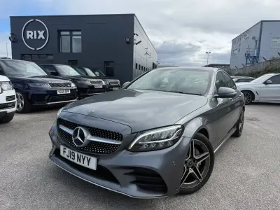 Używany Mercedes C220 AMG line 194 KM (142 kW) 2019 Szary Sedan/Limuzyna