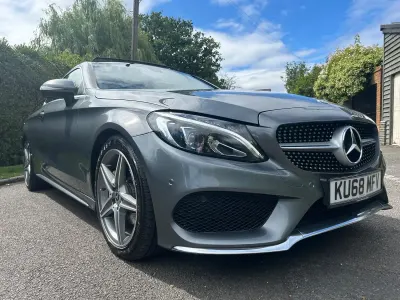 Used Mercedes C220 AMG line 2018 Grey Coupe