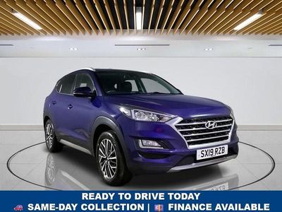 Used Hyundai Tucson Premium 115 HP (84 kW) 2019 Blue SUV