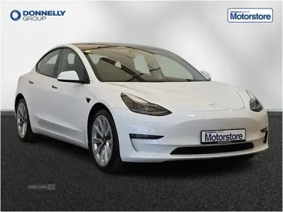 Used Tesla Model 3 Long Range AWD 366 kW (498 HP) 2022 White Sedan
