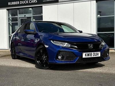 Used Honda Civic EX 129 HP (94 kW) 2018 Blue Hatchback