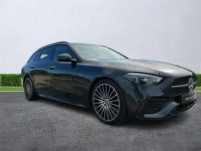 Käytetty Mercedes C220 AMG Line Premium Plus 2025 Harmaa Farmari