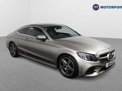 Used Mercedes C200 AMG Line Premium 184 HP (135 kW) 2020 Silver Coupe