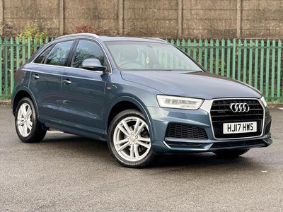 Blue Used 2017 Audi Q3 S-Line SUV | £14,695 (Fair price)