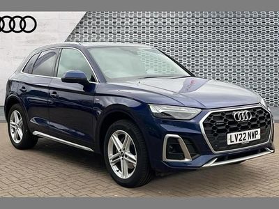 Used Audi Q5 S-Line 265 HP (194 kW) 2022 Blue SUV