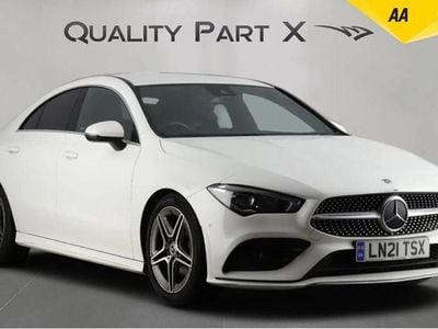White Used 2021 Mercedes CLA180 AMG line Sedan | £16,691 (Good price)