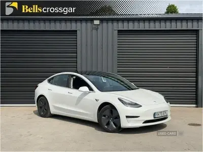 Used Tesla Model 3 Standard Range 239 kW (325 HP) 2020 White Sedan