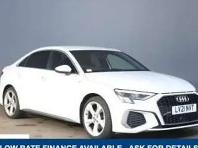 Used Audi A3 S-Line 150 HP (110 kW) 2021 White Sedan