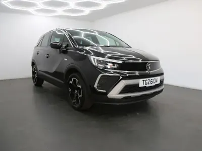 Used Vauxhall Crossland Elite 110 HP (80 kW) 2021 Black SUV