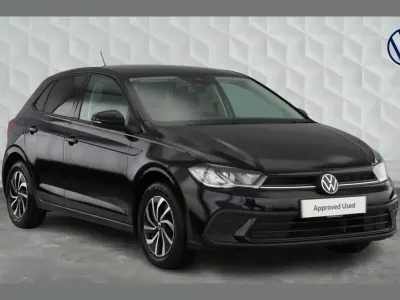 Used VW Polo Life 95 HP (69 kW) 2023 Black Hatchback