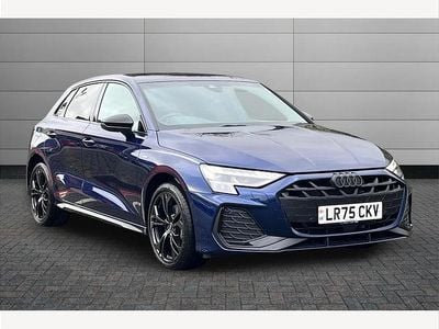 New Audi A3 e-tron Black Edition 204 HP (150 kW) 2025 Navarra blue Hatchback