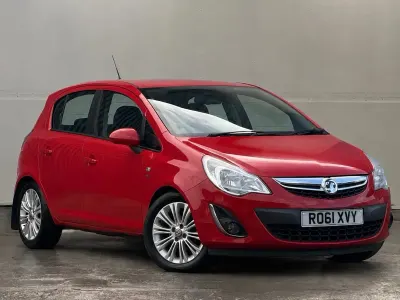 Used Vauxhall Corsa 100 HP (73 kW) 2011 Red Hatchback