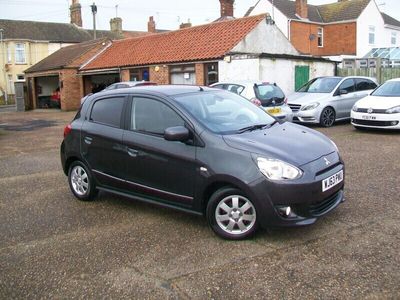 used Mitsubishi Mirage 1.2 3 5dr automatic, Only 21,000 miles fsh, free road tax, Park sensors.