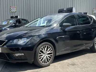 Used Seat Leon SE Dynamic 115 HP (84 kW) 2019 Black Hatchback