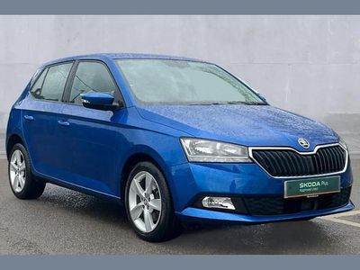 Used Skoda Fabia SE L 110 HP (80 kW) 2019 Blue Hatchback