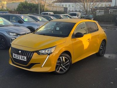 Yellow Used 2023 Peugeot 208 Allure+ Hatchback | £15,901 (Fair price)