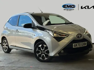 Used Toyota Aygo Trend 71 HP (52 kW) 2020 Silver Hatchback
