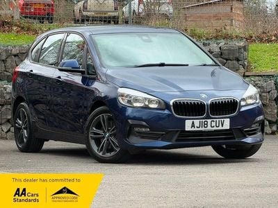 Used BMW 218 Sport Line 2018 Imperial blue metallic Estate