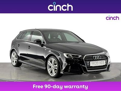 Black Used 2020 Audi A3 S-Line Hatchback | £13,599 (Fair price)