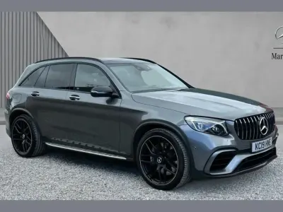 Used Mercedes GLC63 AMG Premium 476 HP (350 kW) 2019 Selenite grey metallic SUV