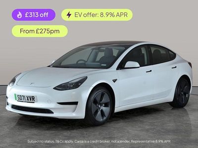 Used Tesla Model 3 Standard Range 208 kW (283 HP) 2021 White Sedan