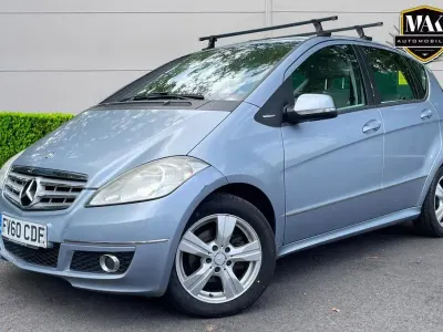 Used Mercedes A160 Avantgarde 95 HP (69 kW) 2010 Blue Hatchback