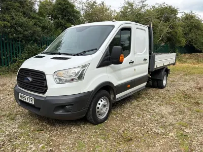Used Ford Transit 125 HP (91 kW) 2016 White Cabriolet