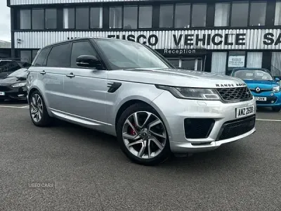 Second-hand Land Rover Range Rover Sport 400 CP (294 kW) 2019 Argintiu SUV