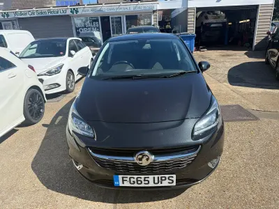 Used Vauxhall Corsa 90 HP (66 kW) 2015 Black Hatchback