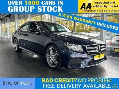 Blue Used 2017 Mercedes E220 AMG line Sedan | £16,795 (Fair price)