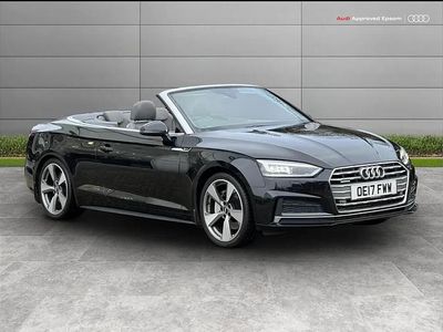 Used Audi A5 Cabriolet S-Line 252 HP (185 kW) 2017 Black Cabriolet