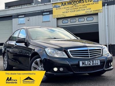 Black Used 2012 Mercedes C200 SE Sedan | £3,449 (Fair price)