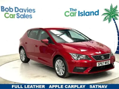 Usata Seat Leon XCELLENCE 184 CV (135 kW) 2016 Rosso Utilitaria