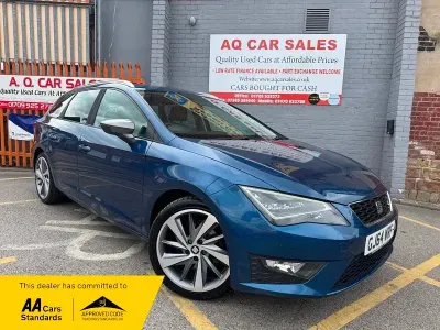 Used Seat Leon FR 150 HP (110 kW) 2014 Blue
