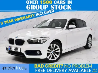 Used BMW 118 Sport Line 136 HP (100 kW) 2019 White Hatchback