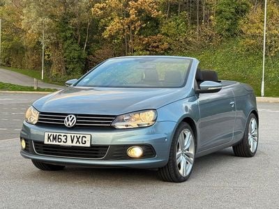 Blue Used 2013 VW Eos Sportline Cabriolet | £5,790