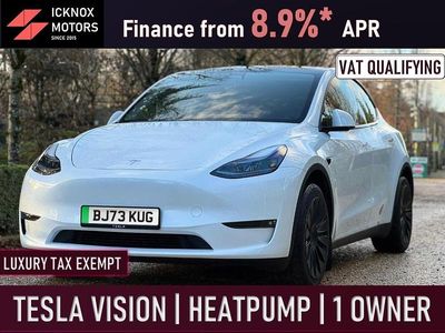White Used 2023 Tesla Model Y Long Range AWD SUV | £28,495 (Fair price)