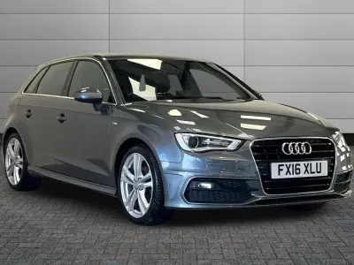 Used Audi A3 S-Line 125 HP (91 kW) 2016 Grey Hatchback