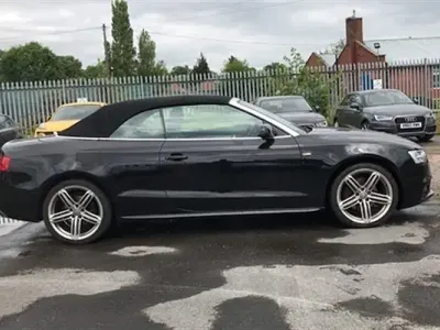 Used Audi A5 Cabriolet S-Line 2012 Black Cabriolet