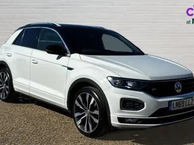 Begagnad VW T-Roc R-line 150 HK (110 kW) 2019 Vit SUV